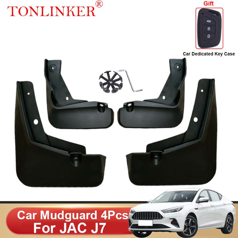 TONLINKER Car Mudguard For JAC J7 2022 2023 Front Rear Mud Flaps Mudguards Splash Guards Fender Mudflaps