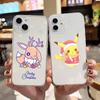 Чехол E-55 Christmas Pokemon для iPhone 7 8 11 12 13 14 15 16 Pro Max Plus Mini Xiaomi Redmi A3 9A 9C 10A 10C 13C Note 9 11 Realme Narzo C30 C55