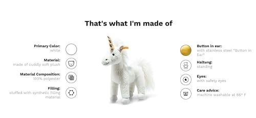 Steiff CF Unicorn Unika 27cm [Official Japanese Product]