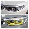 Светодиодные платы ДХО с отделкой для BMW 5 серии G30 G31 F90 M5 2017 2018 Дневной ходовой свет фар Ангельские глазки Лимонно-желтый