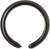 D4 Balloons - Italian Tubes Black 100 Pcs