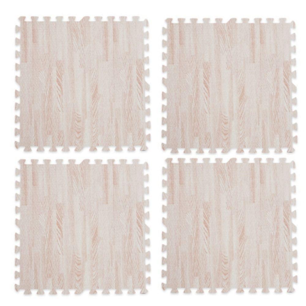 4 шт. Водонепроницаемый пенный коврик-пазл из пены EVA, напольный коврик с рисунком под дерево, коврик-пазл для ползания ребенка