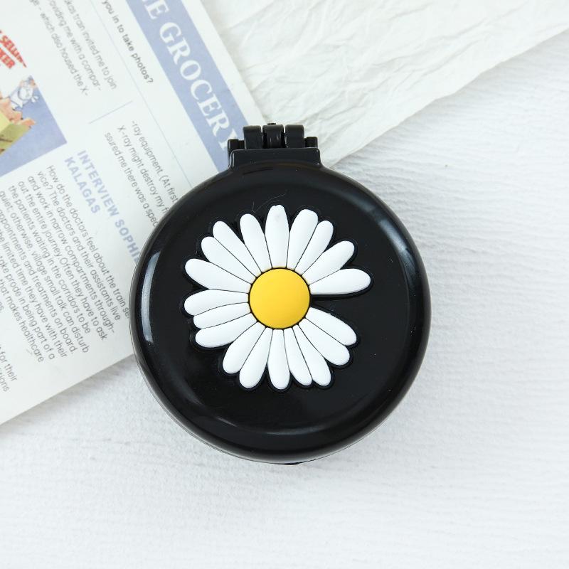 Симпатичные мини-складные гребни для волос с зеркалом, портативные для путешествий, массажная расческа для женщин и девочек, щетки для волос, аксессуары для укладки