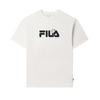 Fila Heritage Panda T Мода Простой Классический Ретро Трендовый Повседневный Универсальный Удобный Свободный Трикотаж Футболка с Коротким Рукавом Унисекс Топы F51U538103F-WT