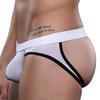 Men Sexy Breathable Mesh Holes Thongs Underwear Jockstrap Erotic Underpants Briefs