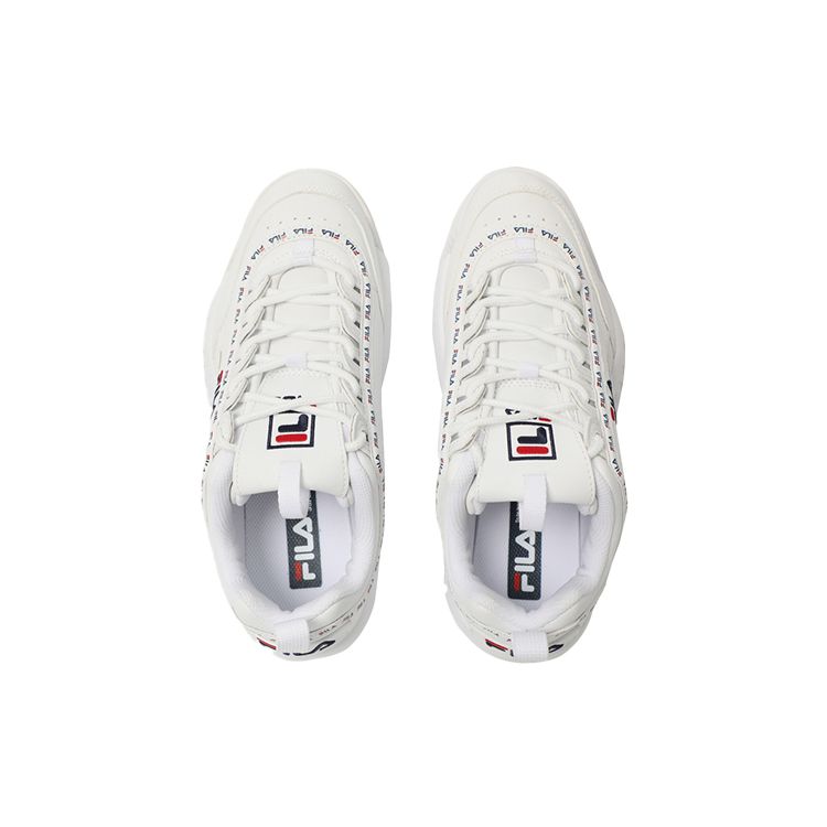 Fila Disruptor 2 Ткань Синтетическая кожа Удобные Модные Низкие Папины кроссовки Унисекс кроссовки Белый 1FM00865_100