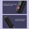 Cordless Hair Straightener Brush with 3 Temperature Settings Portable Mini Hair Straightening Comb Rechargeable Fast Heating Electric Hot Brush