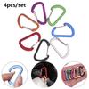 Fishing Tool Lock Buckle Hook Outdoor Camping Keyring Carabiner D-Ring Keychain Climbing Snap Clip