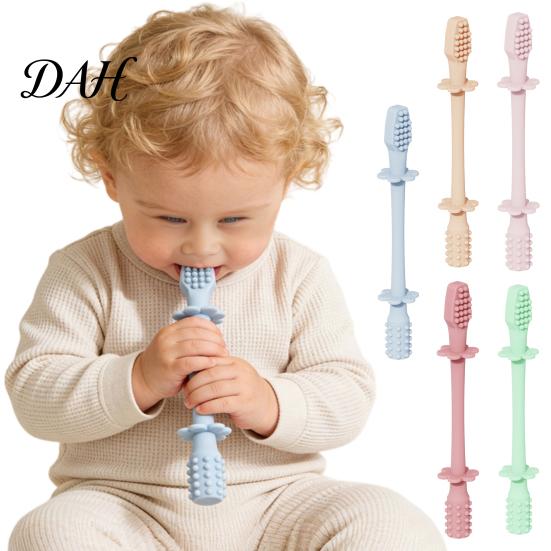 Teething Relief for Infants Baby Silicone Toy, Food-Grade Bite Soother Gum Durable Relief, Anti-Finger Biting Chew Stick, Infant Sensory Development