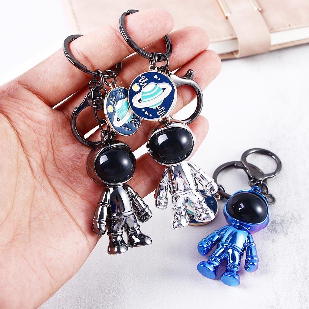 Подвеска Вселенная Брелок Астронавт 3D Космический Робот Брелок Фигурки Игрушки Экшн Планета Брелок
