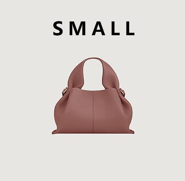 Pol Cloud Сумка-пельмень из натуральной кожи класса люкс в ретро французском стиле