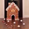 Candy Cane Club Gingerbread Golf Game Set Golf Balls Portable Design Indoor Golf Set Mini Golf Set Holiday Gatherings