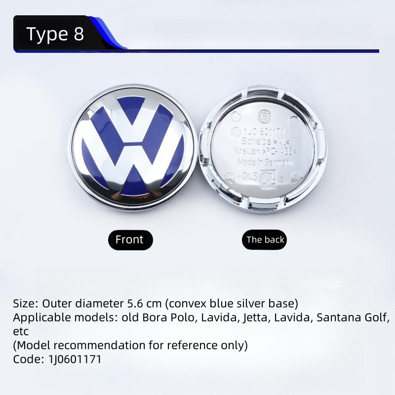 Для VOLKSWAGEN VW 56-76 мм Наклейка-колпачок ступицы колеса автомобиля Аксессуары Для Volkswagen R-line R GTI Polo Golf Touareg Passat Mago