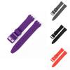 Удобный и регулируемый силиконовый ремешок для часов Swatch 16 мм 17 мм 19 мм 20 мм
