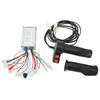 350W Electric Bike Brushed Speed Controller Set with Reverse Function Three Speed Throttle Grip for Upgrade 24V 36V