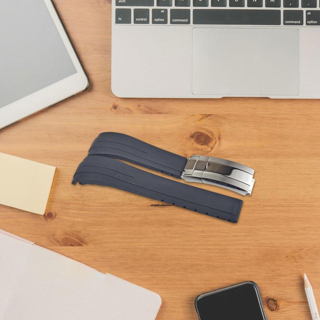 Силиконовый ремешок для часов, быстросъемный, регулируемый, для мужчин и женщин, сменный ремешок для часов