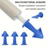 3Pcs/Set Blue Caulking Tool Rubber Caulk Nozzle Applicator  for Kitchen Bathroom Window