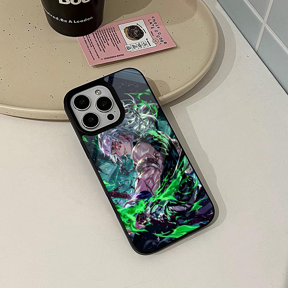 Чехол для телефона Аниме Клинок, рассекающий демонов для iPhone 17 16 15 14 Air 13 12 11 Pro Max Mini Plus Fundas Чехол PC+TPU