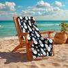 1Pc Winter Snowman Beach Towel Quick Dry Multiuse For Beach Pool Gym Yoga Home Travel Christmas Halloween Xmas Gift S146