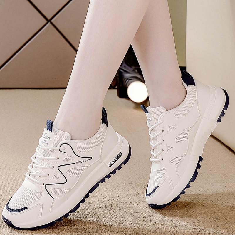 Мода 2024 года, новая модная универсальная спортивная обувь для отдыха на открытом воздухе, удобная, дышащая, сетчатая, повседневная обувь для женщин