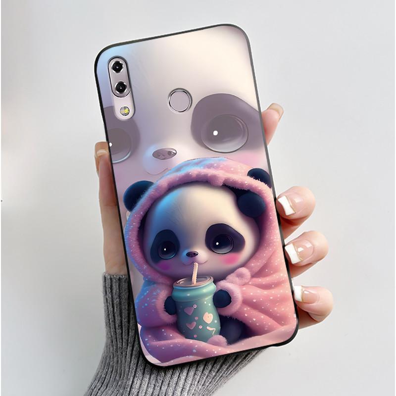 For ASUS Zenfone 5 ZE620KL ZF620KL X00QD 5z ZS620KL Z01RD Case Luxury Cute Love Rabbit Funny Black Soft TPU Silicone Back Cover
