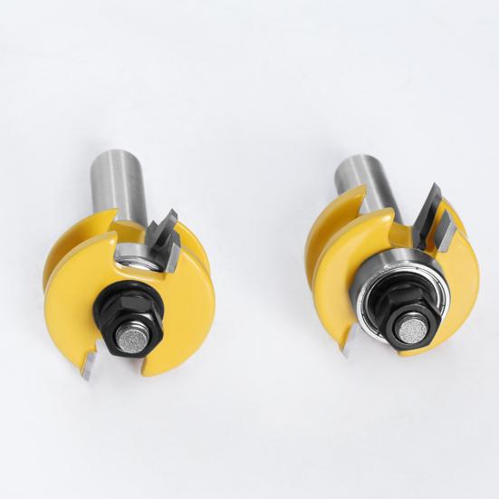 2 шт. 1/2 круглый хвостовик, фреза по дереву, быстрая скорость, длительный срок службы, высокая твердость, деревообрабатывающий резак, облицовка