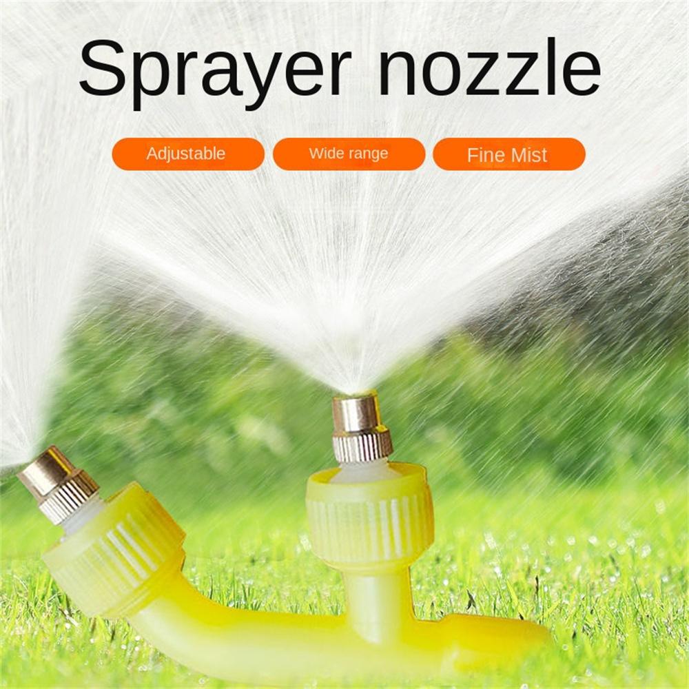 Multifunctional Agricultural Atomizing Sprayer Nozzle 3/4 Heads Nozzle Garden Lawn Irrigation Watering Spraying Sprinkler