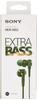Sony Wired Earphones Heavy Bass MDR-XB55 Green