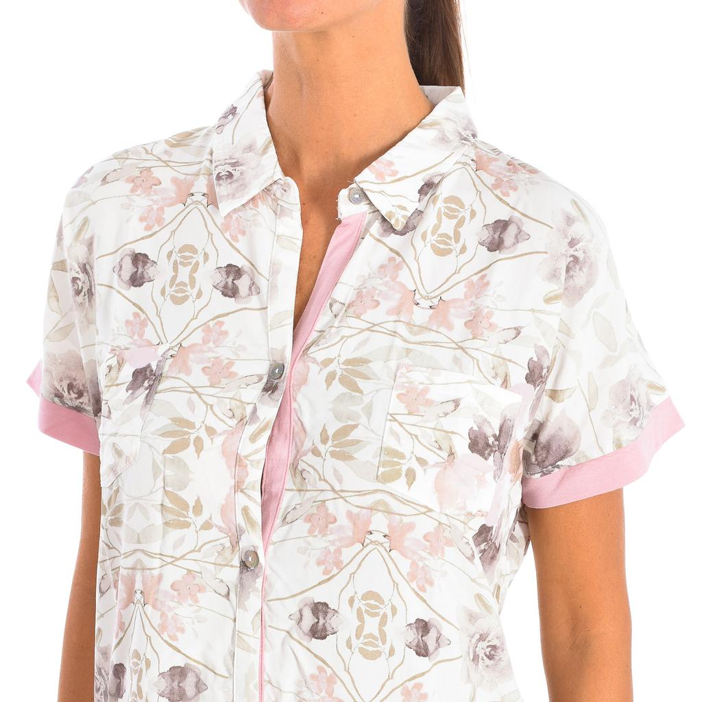 Women's Short-Sleeved Fabric Nightgown JJB_CH0710