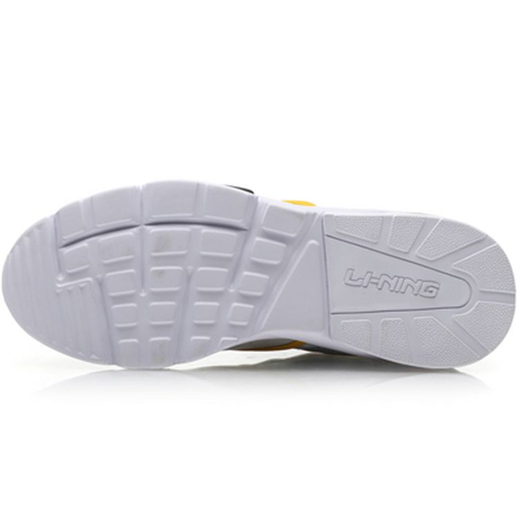 Li Ning Classic Mesh Shock Absorbing Non-Slip Low-Top Casual Shoes Men sneakers Black White AGCP219-2