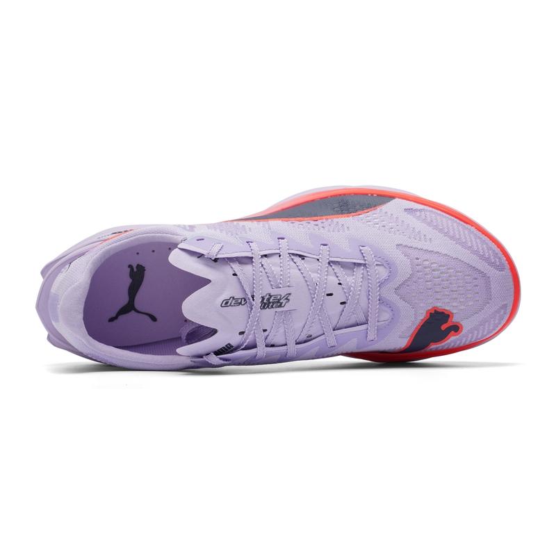 Puma Кроссовки мужские Deviate Nitro Elite 4 Светло-лавандовые Фиолетовые Ультра-красные Глубокие чернила------Особенности 312127-08