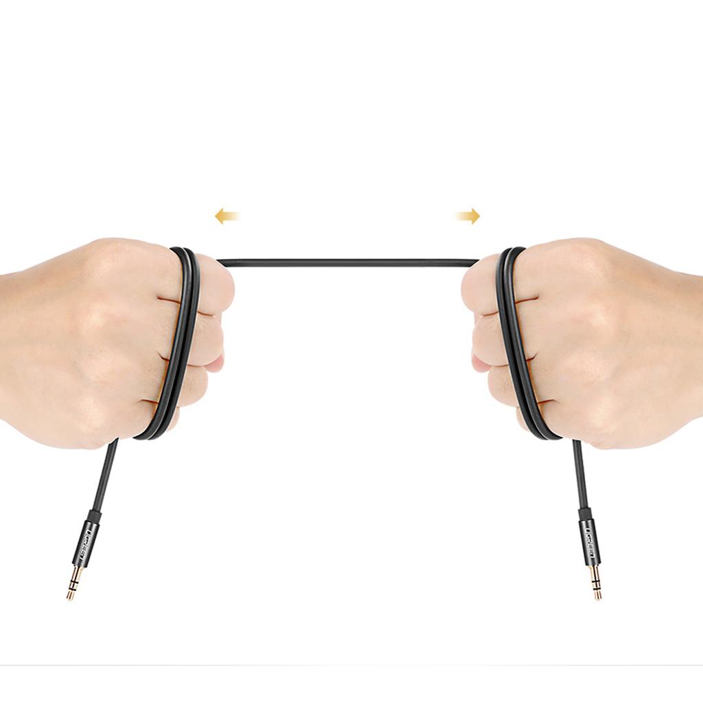 Ugreen AV119 Premium 5m 3.5mm Stereo Audio Cable - Black High-Fidelity Mini Jack Connector