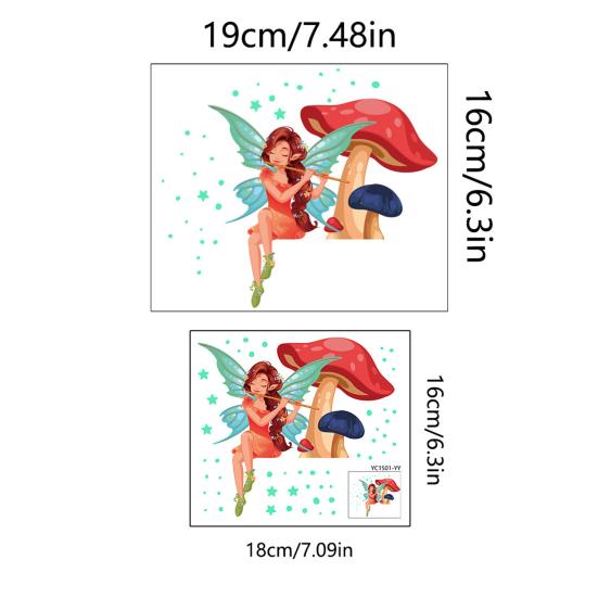 Прочная наклейка на стену светится в темноте без остатков, добавляет атмосферу