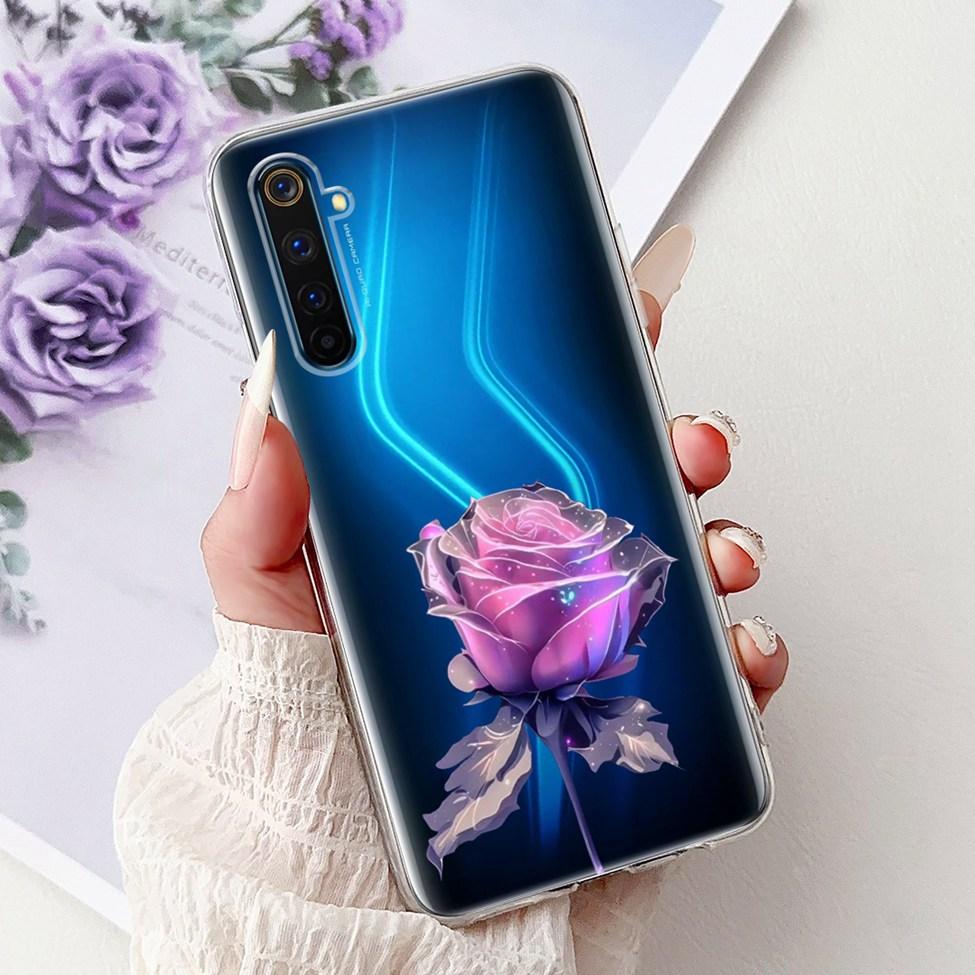6.6" For Realme 6Pro RMX2061 RMX2063 Back Cover For Realme 6 Pro Case Clear Luxury Fashion Cute Cat Cool Funny Soft TPU Bumper
