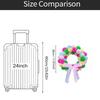 Пасхальный венок Декор двери Подвесной цветочный круг, Плюшевые шарики Для украшения дома, улицы, крыльца