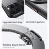 KEYSION N52 Magnetic 360° Ring Case for MagSafe for iPhone 13 14 15 Pro Max Matte Transparent Shockproof Phone Cover