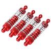 4PcsCelsiusSet Shock Absorbers Aluminum Alloy Spring Damper Accessory for MN 1Celsius12 D90 RC Car