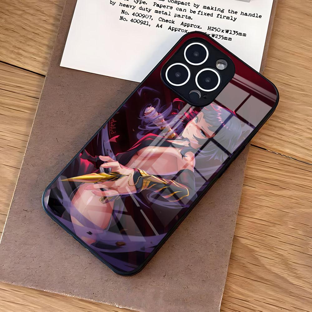 Soi Fon Animation Bleach Phone Case For IPhone 17 Air 16 E Pro Max 15 14 13 Mini 12 Pro 11 Max Plus Black Glass Cover