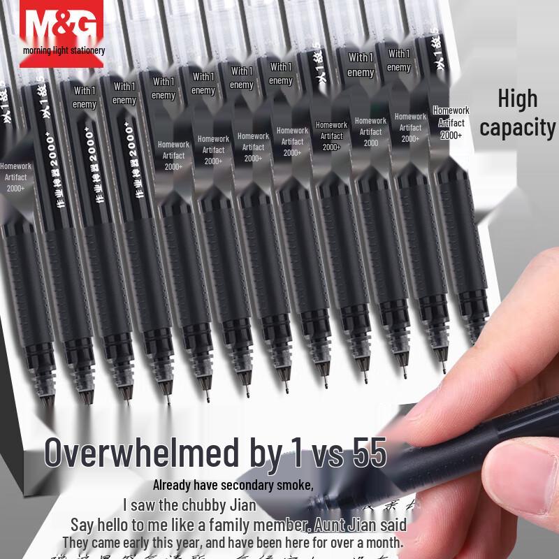 Гелевая ручка M&G AGPV3401 0.5 мм, быстросохнущая