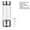 1 Set 420ML Hydrogen Water Bottle USB Charging Portable Hydrogen Water Generator for Home Office Travel