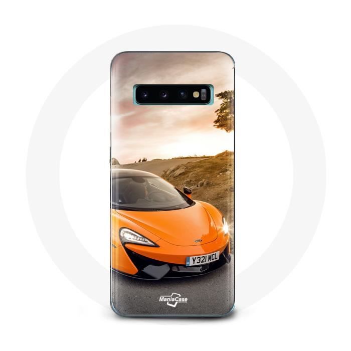 Coque pour Samsung Galaxy S10 edge Formule 1 McLaren F1 Orange