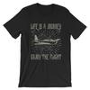 Life Is A Journey Enjoy The Flight T-Shirt. Airplane 100% Cotton Premium Tee NEW