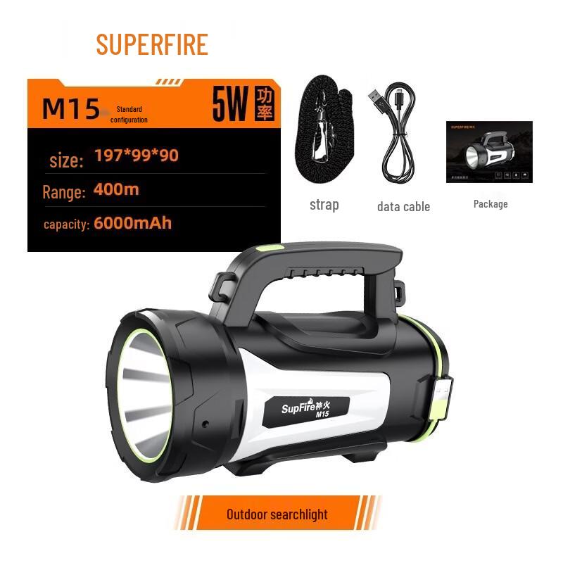 SupFire Multi-function USB Rechargeable LED Floodlight