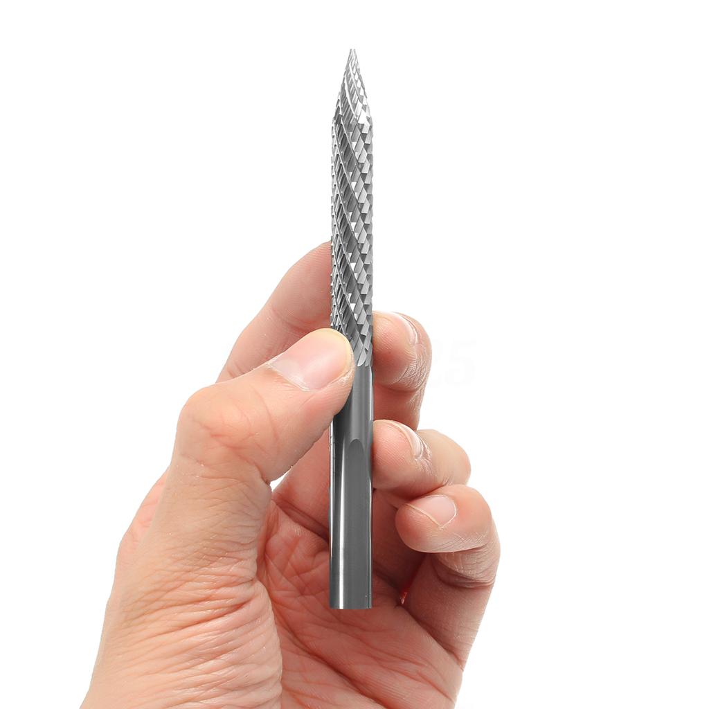 8 мм Высококачественная гвоздь из углеродистой стали грибовидное сверло борфреза низкоскоростная плоская шина