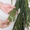 1.5/1.8/2.7 Meter Christmas Pine Tree Decoration Emulate Norfolk Tree Leaves Staircase Fireplace Decoration Christmas Decoration
