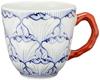 Кружка Arita ware с узором в виде лепестков (красный)
