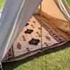 Peel Forest Коврик для палатки Товары для кемпинга Узор коренных американцев Стиль татами Пикник Большой размер 160X260см Одеяло, Простыня,