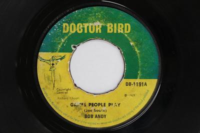 7-дюймовая пластинка BOB ANDY Games People Play The Sun Shines DB1191 DOCTOR BIRD 1969 UK Регги Ска Даб Б/у