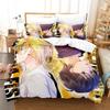 3D Печать Аниме Banana Fish Комплект Постельного Белья Односпальный Полуторный Двуспальный Кинг-сайз Комплект для Кровати Взрослый Детский Спальня Комплекты Пододеяльников Домашний Текстиль