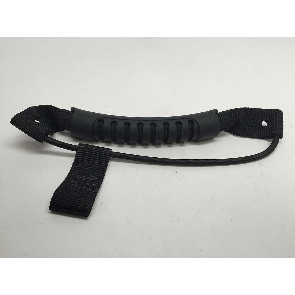1 Pair Kayak Canoe Boat Side Mount Carry Handle with Bungee Cord Black